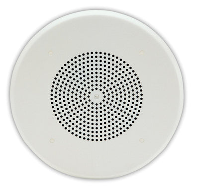 Valcom Eight Inch White Ceiling Speaker
