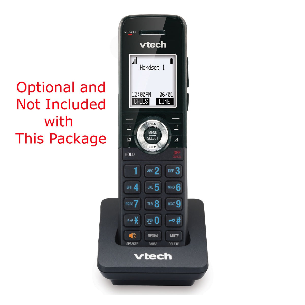 VTech VDP Small Business Phone System Equipped with 4-Line Capacity - 1 Deskset and 2 Lines Included