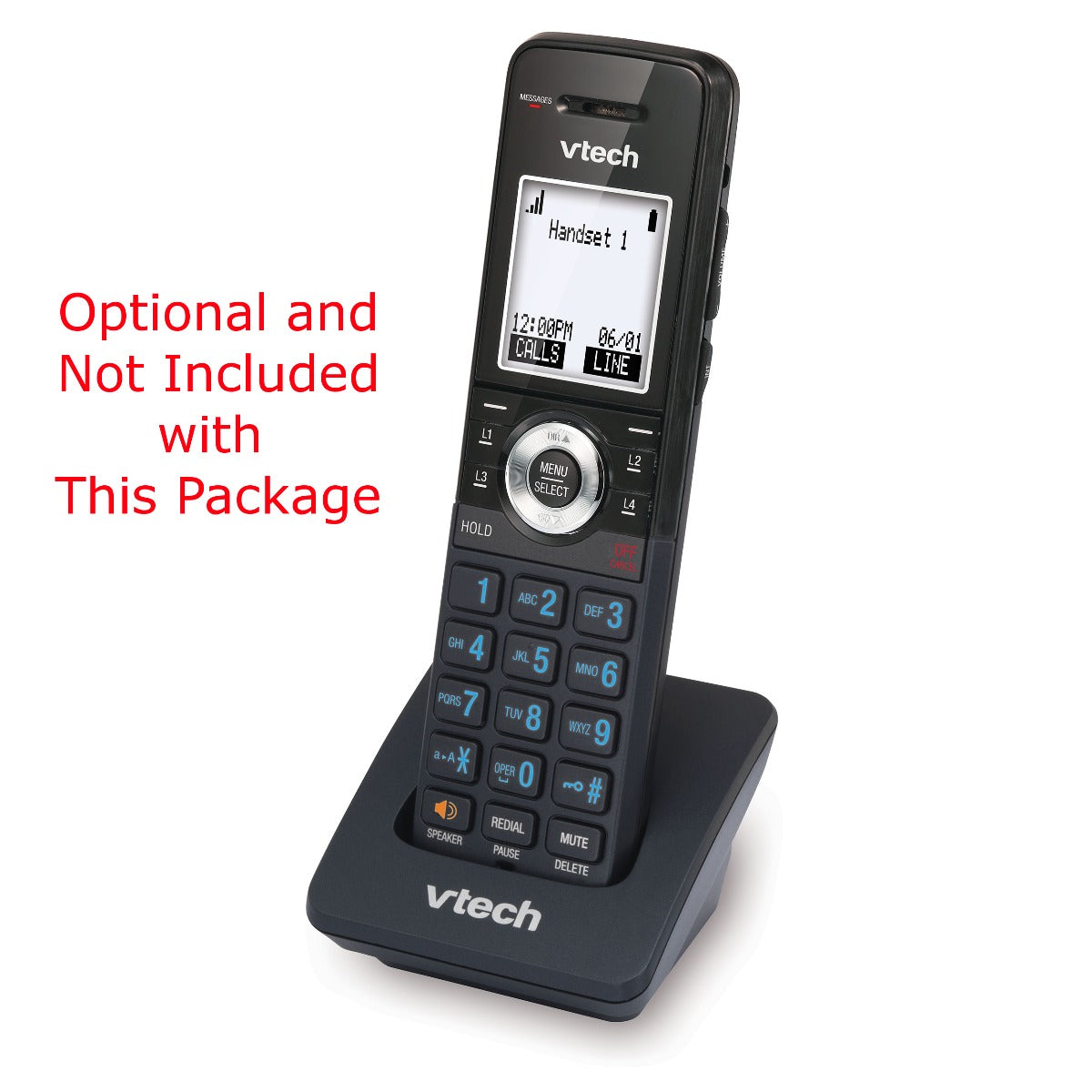 VTech VDP Small Business Phone System Equipped with 4-Line Capacity - 1 Deskset and 2 Lines Included
