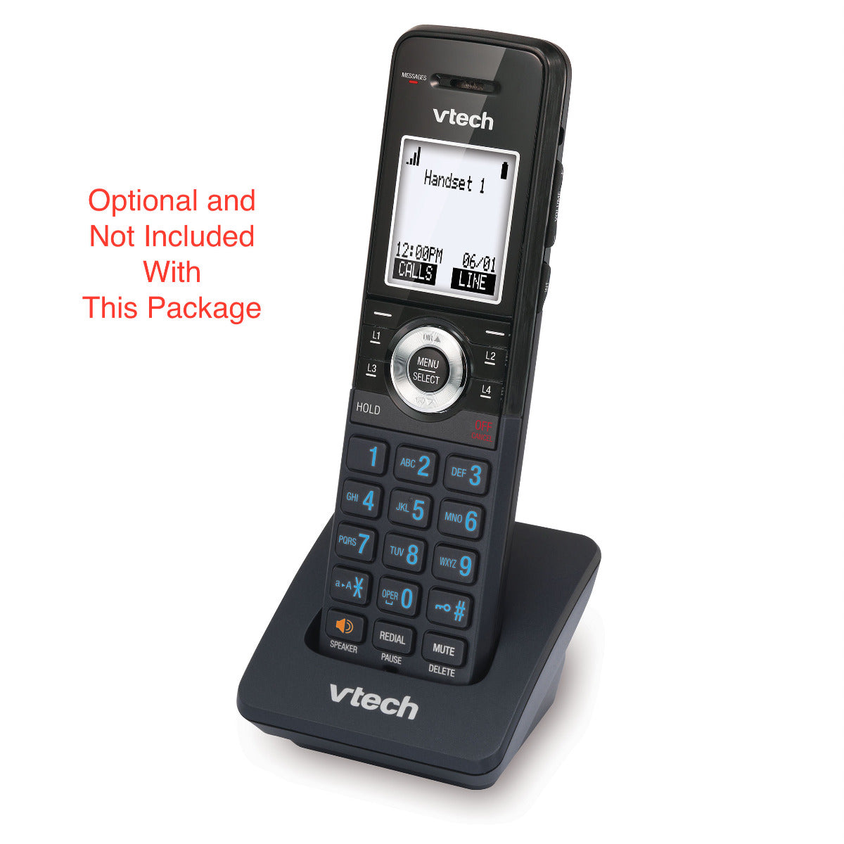 VTech VDP Small Business Phone System Equipped with 4-Line Capacity - 4 Desksets Included