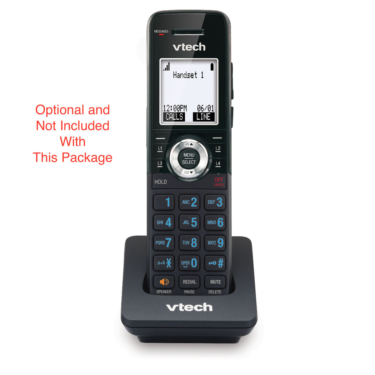 VTech VDP Small Business Phone System Equipped with 4-Line Capacity - 4 Desksets Included