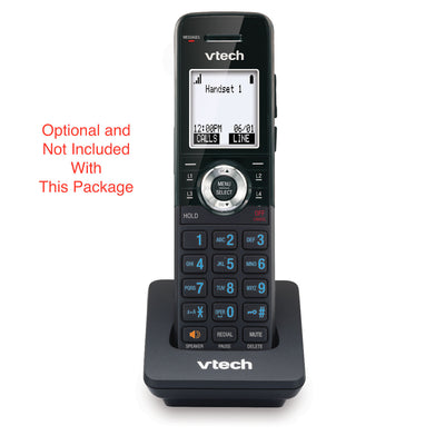 VTech VDP Small Business Phone System Equipped with 4-Line Capacity - 2 Desksets Included
