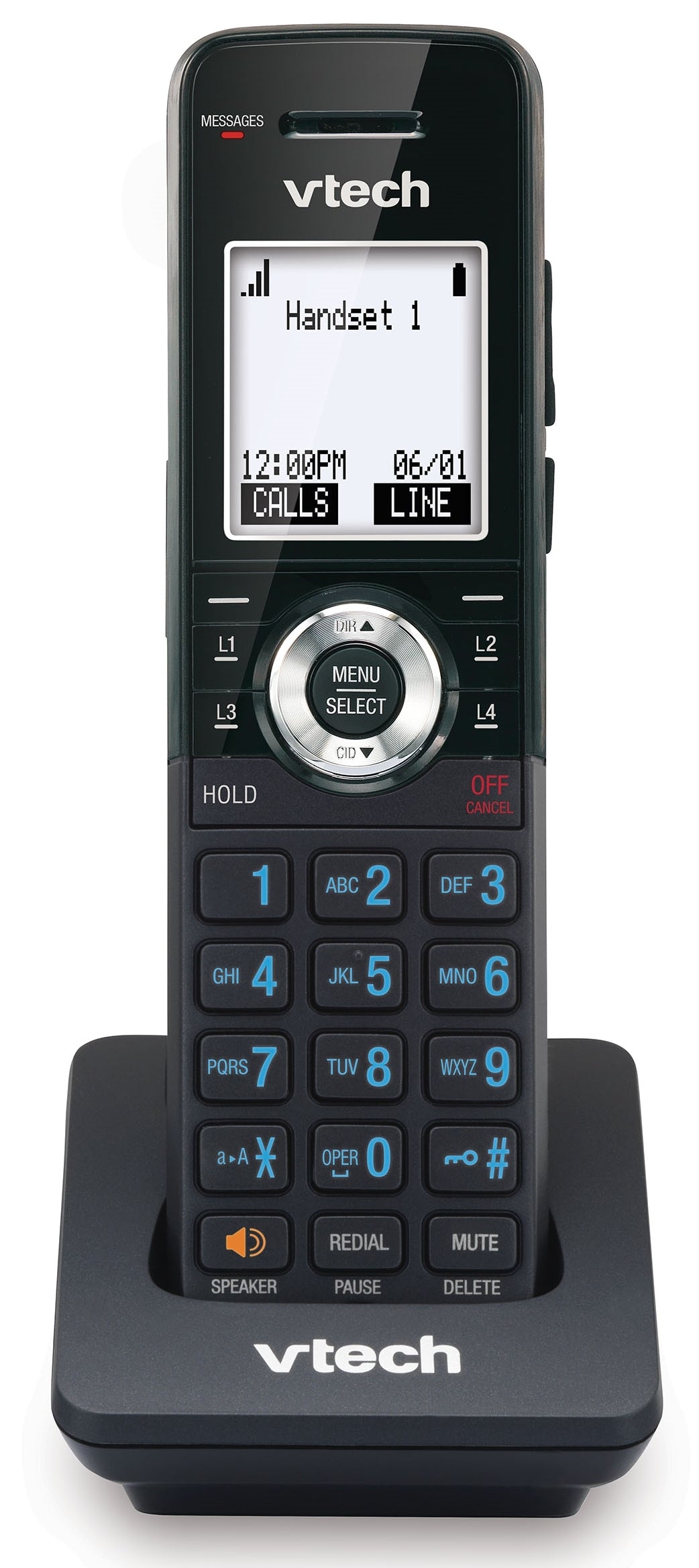 VTech VDP Small Business Phone System Equipped with 4-Line Capacity - 4 Desksets and 1 Handheld Extensions Included