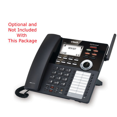 VTech VDP Small Business Phone System Equipped with 4-Line Capacity - 2 Handheld Extensions and 2 Lines Included