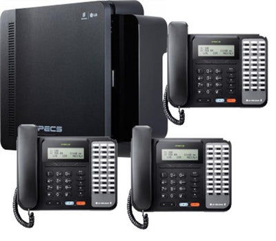 Vertical Summit Small Business Phone System with 3 Phones