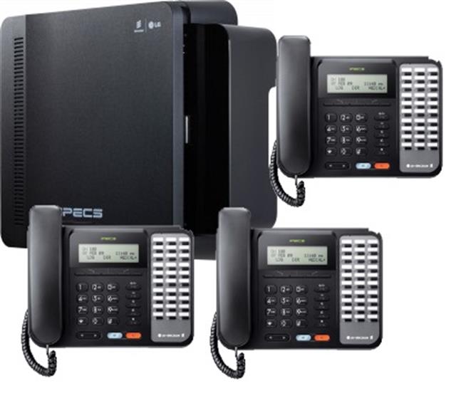Vertical Summit Small Business Phone System with 3 Phones