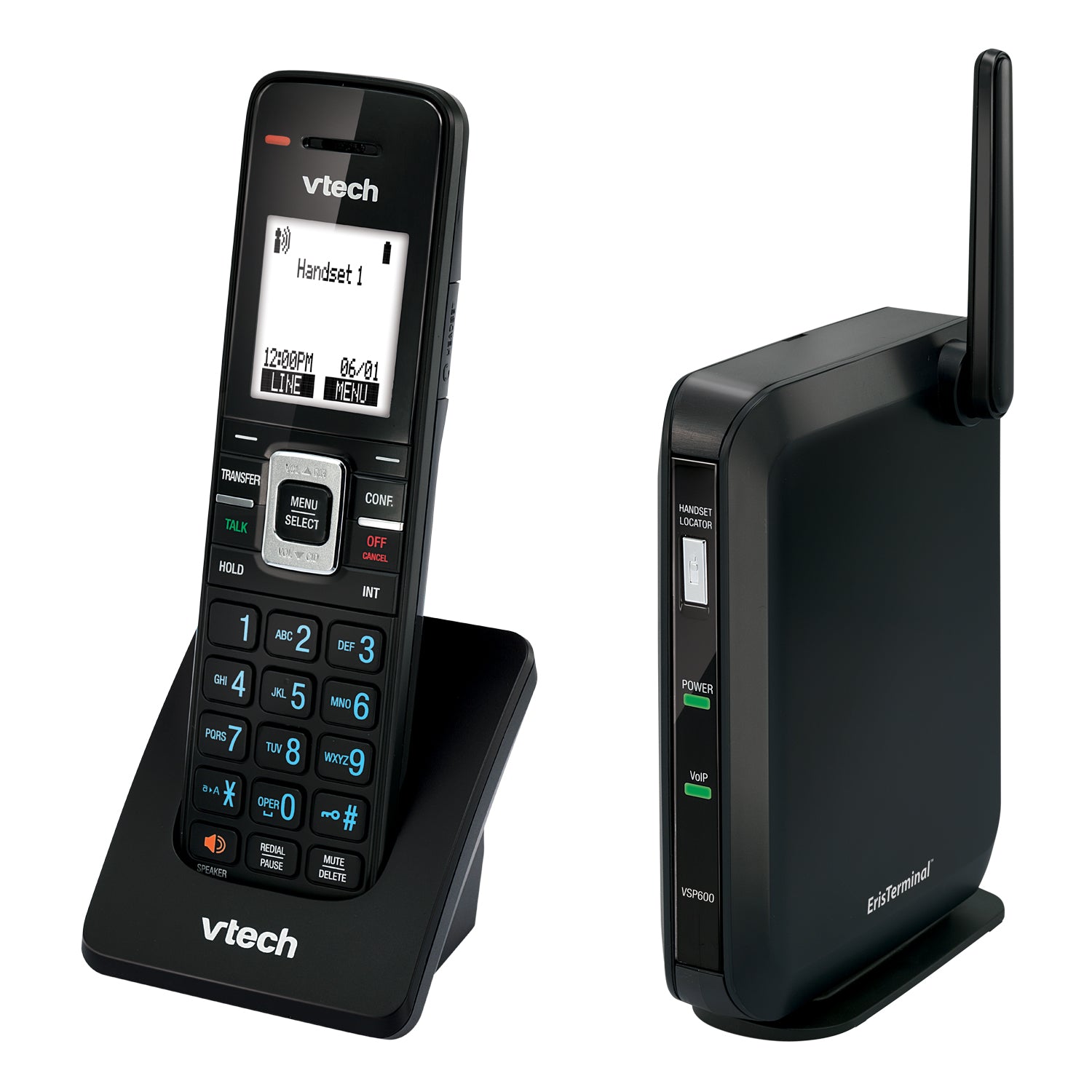 Vtech ErisTerminal: IP Cordless Handset with Base Station