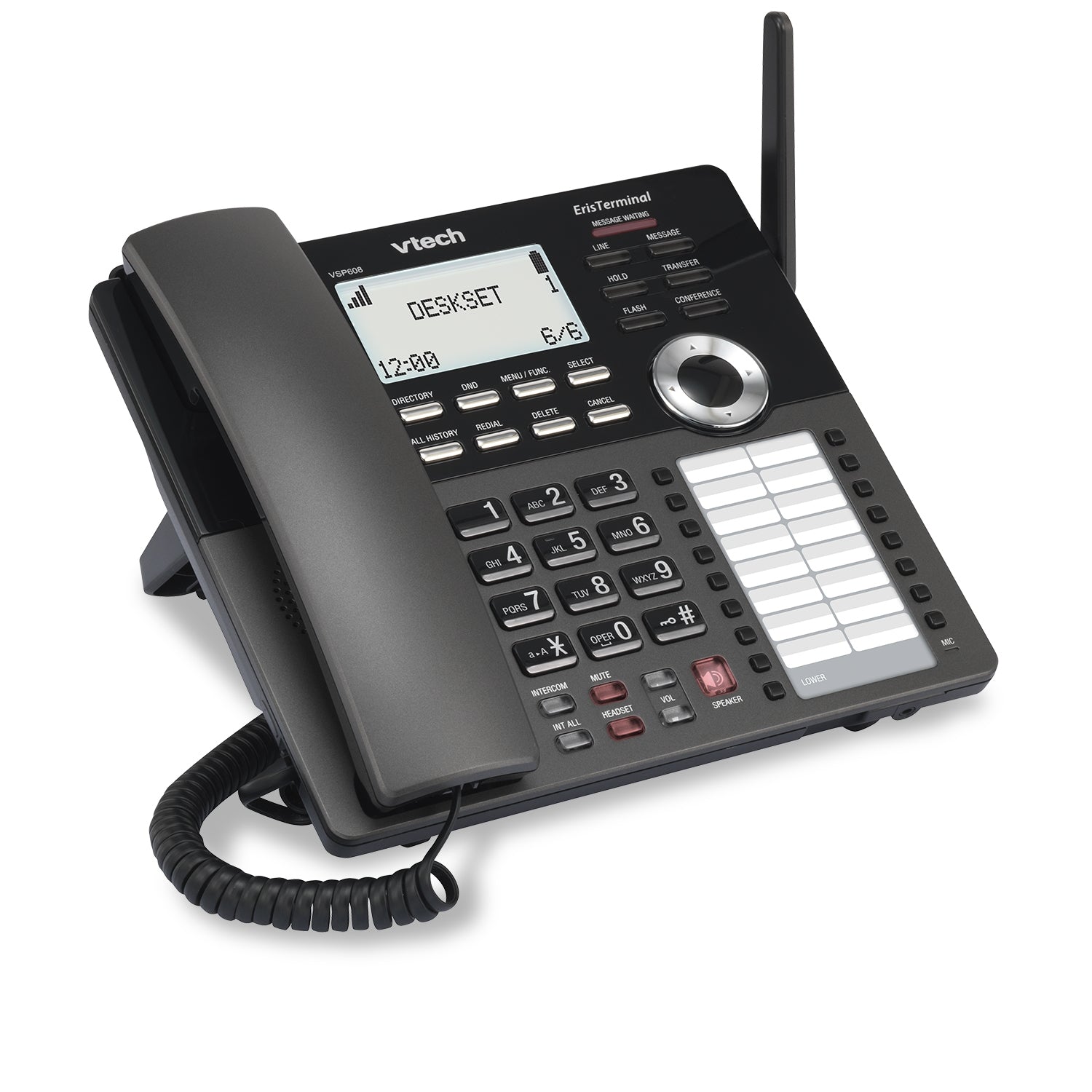 VTech VDP658 SIP DECT Cordless 4-Line Deskset for ErisTerminal