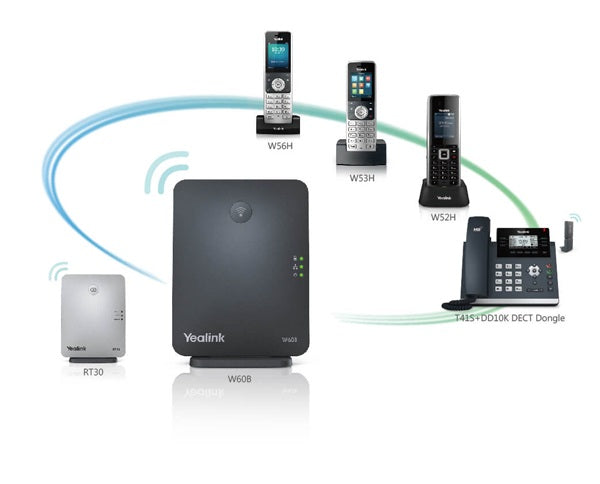 Yealink IP DECT Phone bundle W53H with W60 base