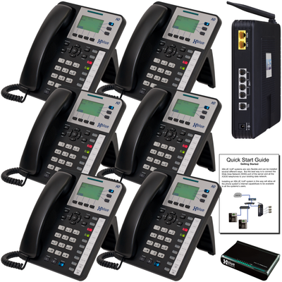 Xblue X25 Phone System with 6 IP Phones