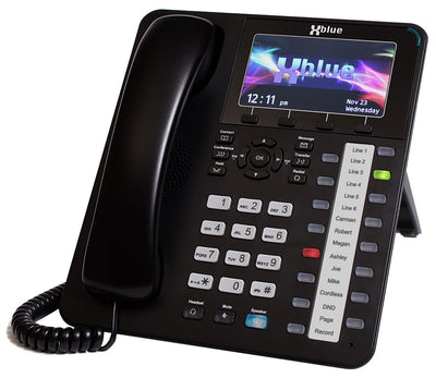 Xblue X25 Phone System with 4 X4040 Vivid Color Display IP Phones