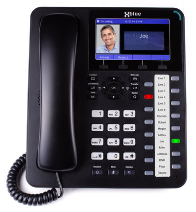 Xblue X25 Phone System with 4 X4040 Vivid Color Display IP Phones