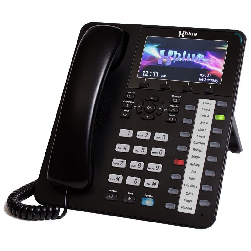 Xblue X50 Phone System with 16 X4040 Vivid Color Display IP Phones
