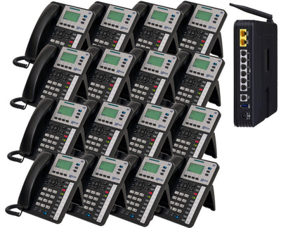 Xblue X50 Phone System with 16 IP Phones