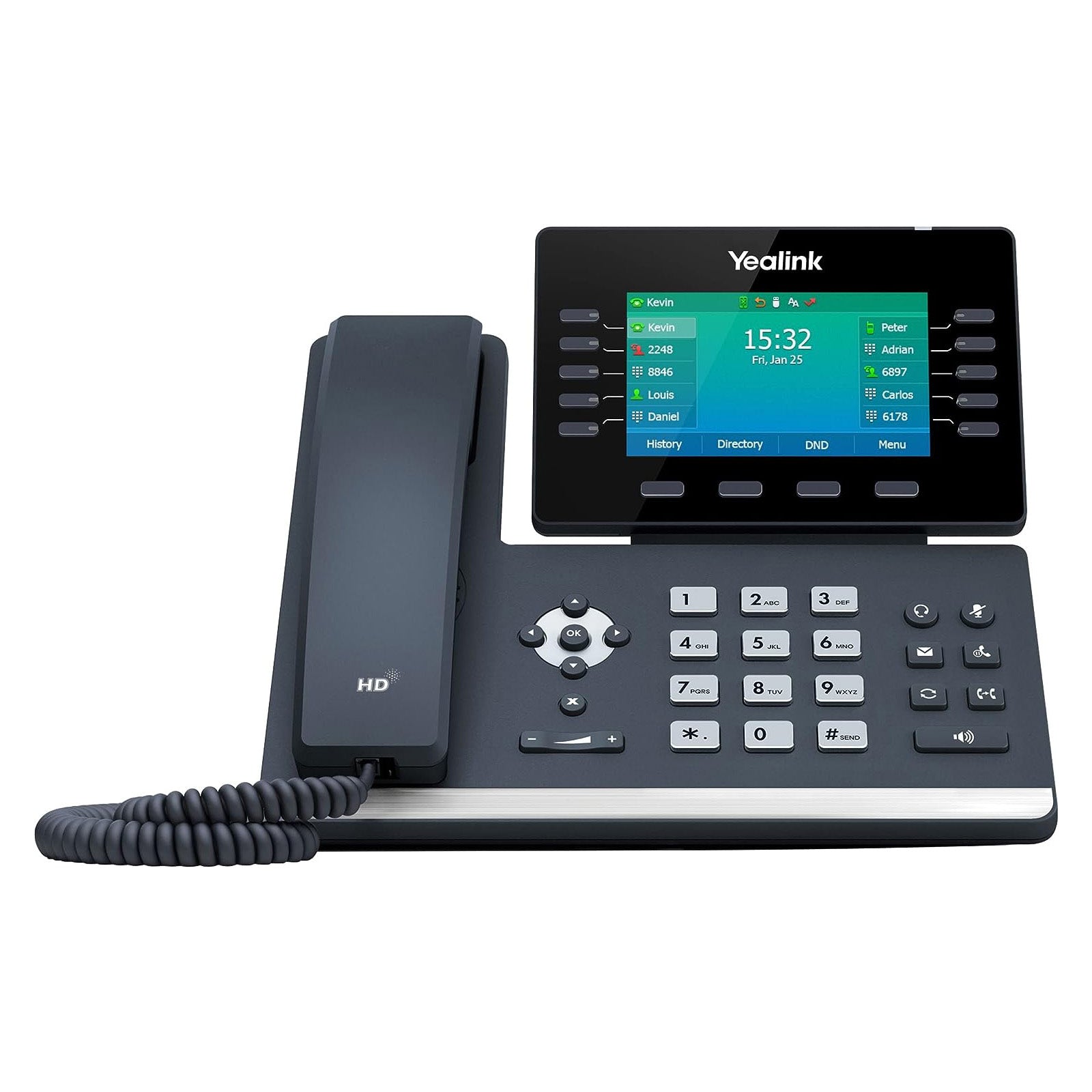 Business Phone System by Yealink: Pack of 4 Phones Model T54W