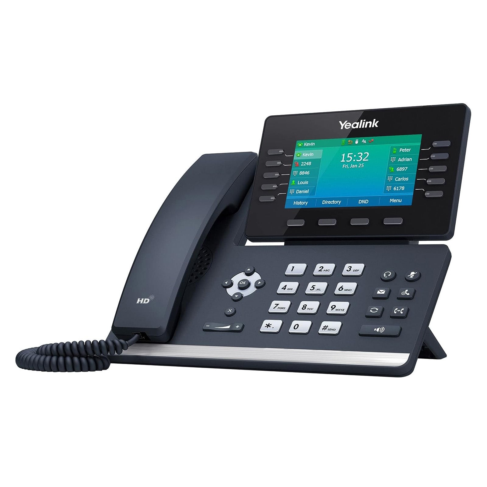 Business Phone System by Yealink: Pack of 4 Phones Model T54W