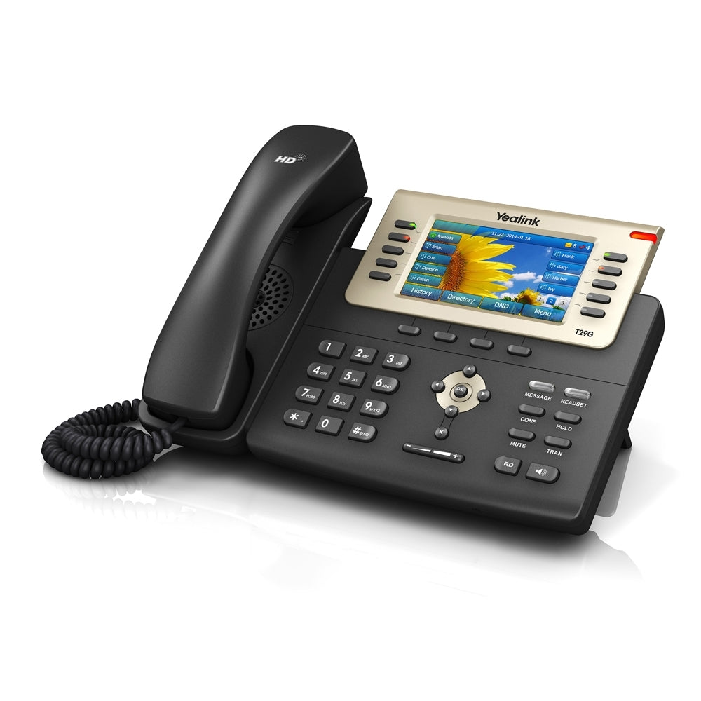 Yealink SIP-T29G - Gigabit Color Phone, 4.3" Color LCD Display