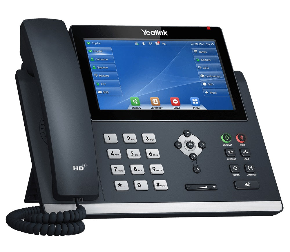 Business Phone System 'Mission Machines' Y400C: Includes Yealink T48U Phones + 'Mission Machines' Cloud Server + Free 3-Months of 'Mission Machines' Cloud Phone Service