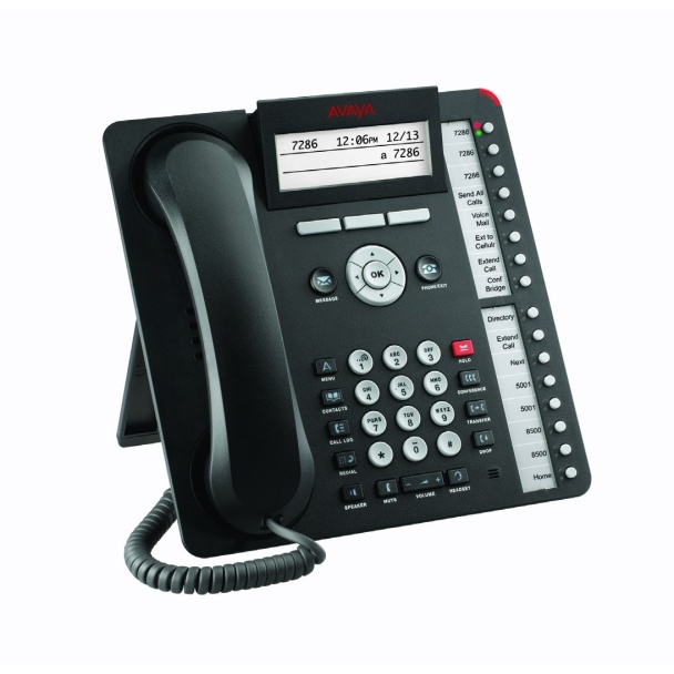 Avaya 16-Button Digital Phone - Black 