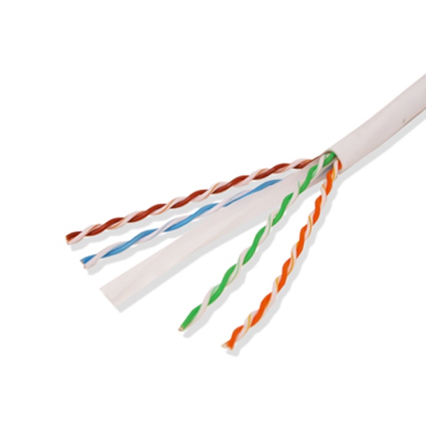 Cat 6E 550Mhz 4pr 1000ft - White