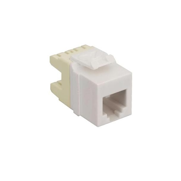 ICC Cat 3 EZ Modular Voice Jack, White, 25 pack RJ-11