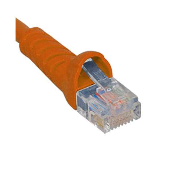 CAT 6E Orange Patch Cord: 3 Feet Orange