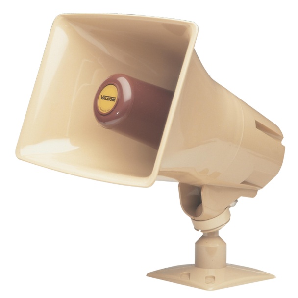 Valcom Talkback Paging Horn Beige