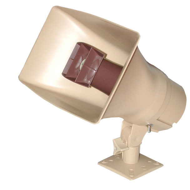 Valcom One-Way 30 Watt Beige Paging Horn