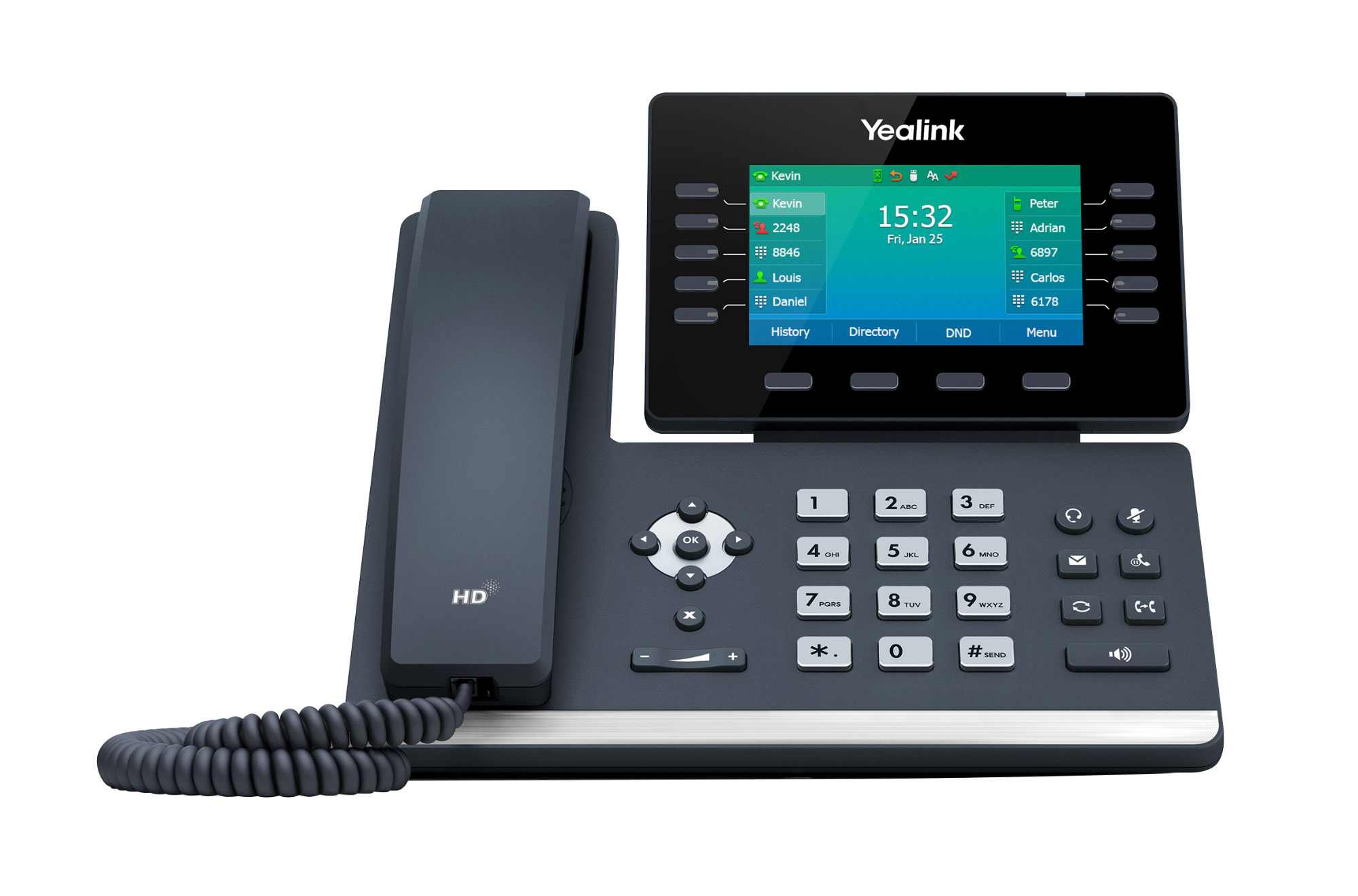 Yealink T54W IP Phone POE - Bluetooth and Wi-Fi Standard