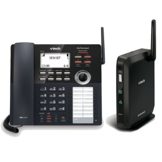 VTech VDP Small Business Phone System Equipped with 4-Line Capacity - 1 Deskset and 2 Lines Included