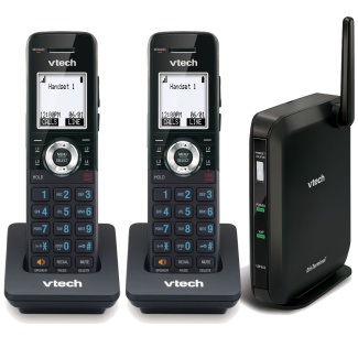 VTech VDP Small Business Phone System Equipped with 4-Line Capacity - 2 Handheld Extensions and 2 Lines Included