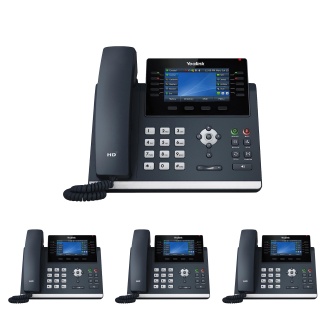 Business Phone System 'Mission Machines' Y200C: Includes Yealink T46U Phones + 'Mission Machines' Cloud Server + Free 3-Months of 'Mission Machines' Cloud Phone Service