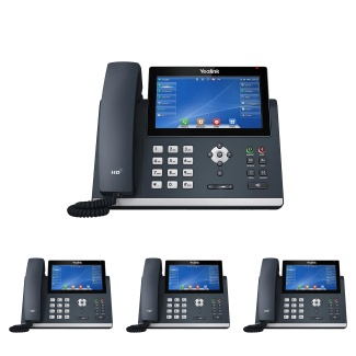 Business Phone System 'Mission Machines' Y400C: Includes Yealink T48U Phones + 'Mission Machines' Cloud Server + Free 3-Months of 'Mission Machines' Cloud Phone Service