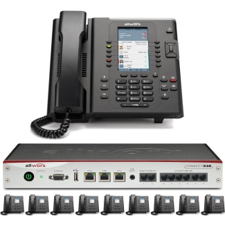 Allworx Business Phone System Connect 536 with 10 Color Display Verge IP Phones