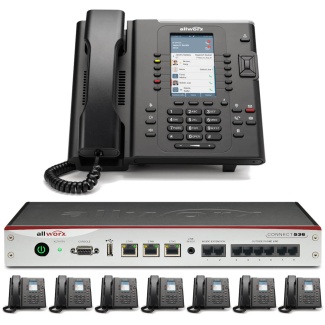 Allworx Business Phone System Connect 536 with 8 Color Display Verge IP Phones