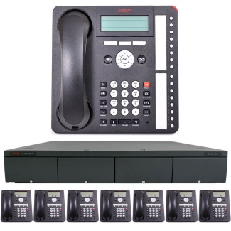 Business Phone System by AVAYA: Basic DIGITAL Edition (8 Phone Bundle)