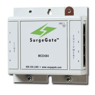 Surgegate Line Protector: 4-Lines with RJ11 Termination