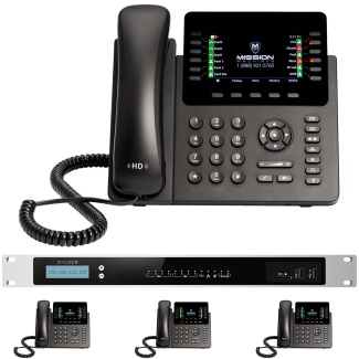 Business Phone System: MM S-208. Supports 8 Traditional Lines, 80 VoIP Lines & 300 Extensions
