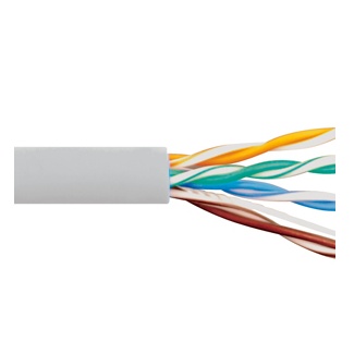 Cat5 White 1000' Box PVC