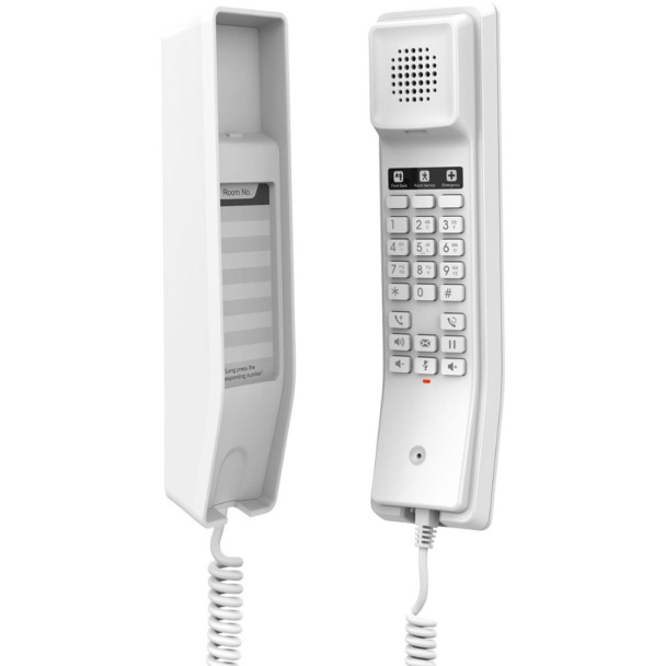 Grandstream Compact Hotel Phone w/built-in WiFi - White GHP610W