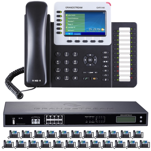 Business Phone System by Grandstream: 8 Line Ultimate Package