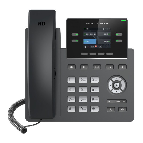 Grandstream GRP2612P Carrier-Grade IP Phone 2 SIP Accounts