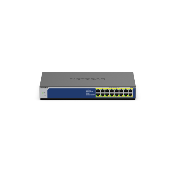 Netgear 16-Port Gigabit Ethernet High-Power PoE+ Unmanaged Switch (260W)