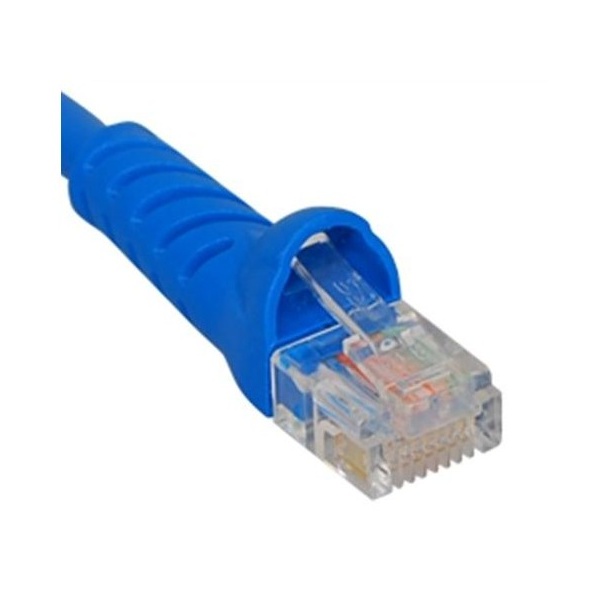 PATCH CORD, CAT 6, BOOT, 1' BL