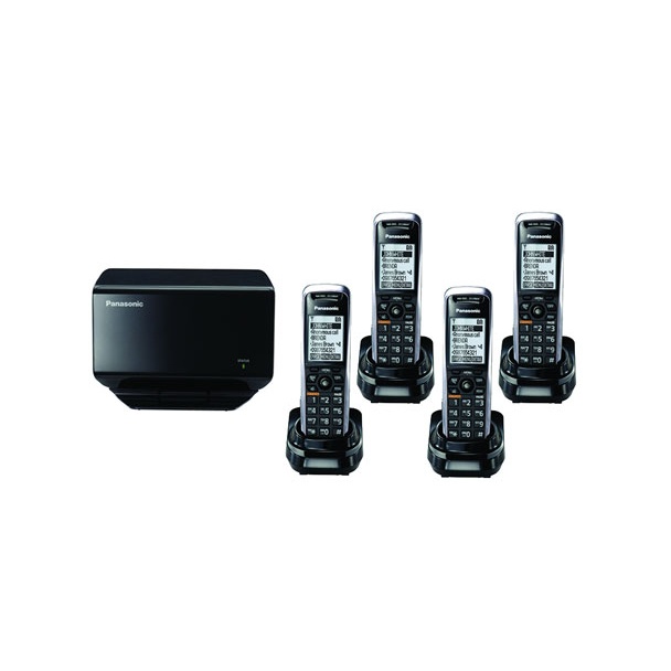 Panasonic TGP500 IP Cordless Phone Package with 4 Handsets