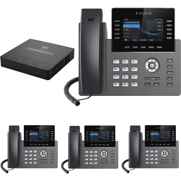 Mission Machines S-100 Business Phone System: Platinum Pack