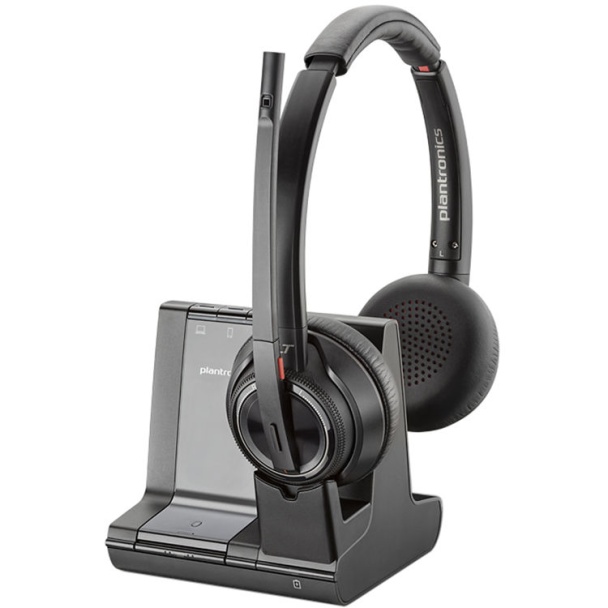 Plantronics Savi 8200 Series W8220 Wireless Noise Canceling Stereo Headset
