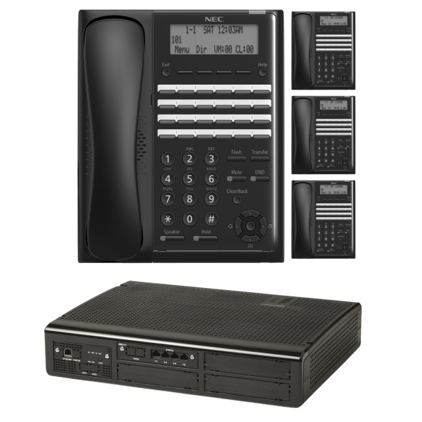NEC SL2100 Phone System - 4 Phone Pack