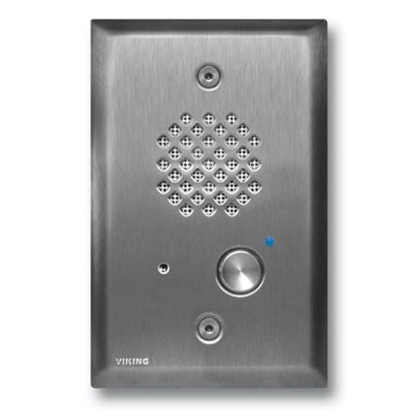 Viking E-40 Compact Entry Door Phone: Stainless Steel