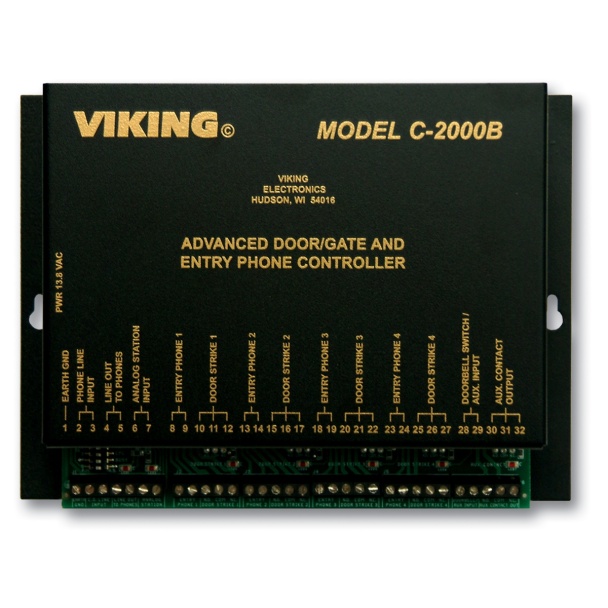 Viking C-2000B Advanced Door/Gate Phone Controller